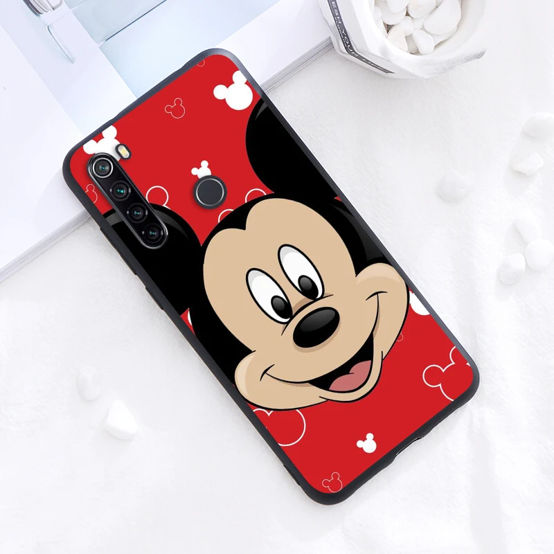 Противоударный чехол для Xiaomi Redmi Note 11 10 10S 9T 9 9Pro Max 8T 8Pro 7 6 5 Pro 4X милый черный