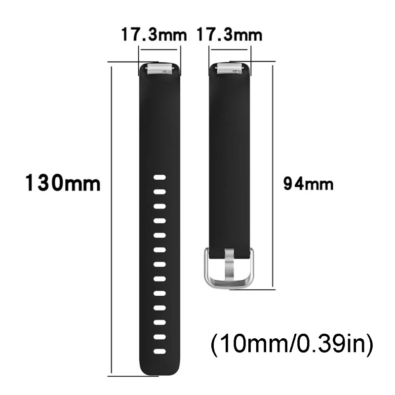 For -Fitbit inspire2 Smartwatch Bracelet Sport Silicone official same Strap X7JB