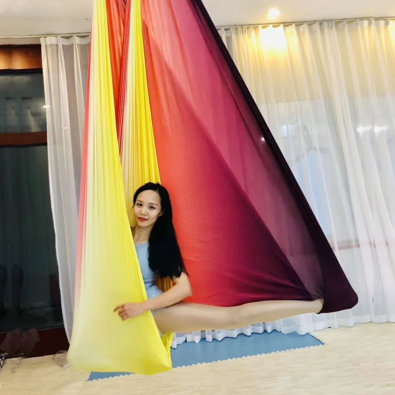 Гамак для аэройоги PRIOR FITNESS 9 2 м|Пояса йоги| |