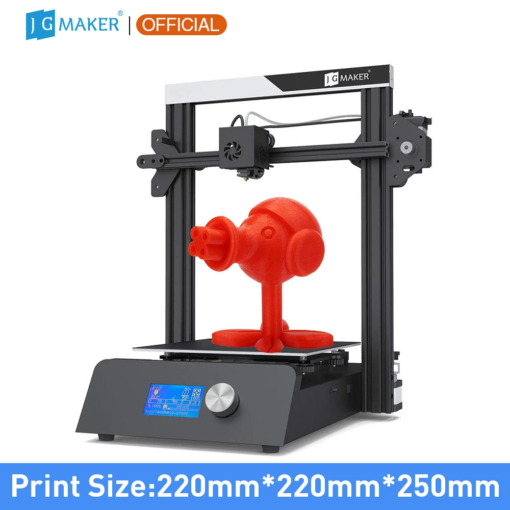 3D принтер JGMAKER Magic с алюминиевой рамой набор сделай сам большой размер печати