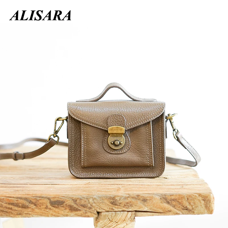 

Women Small Square Bag Ladies Car Line Fashion Handbag Retro Shoulder Bags Messenger bag Genuine Leather handmade vintage
