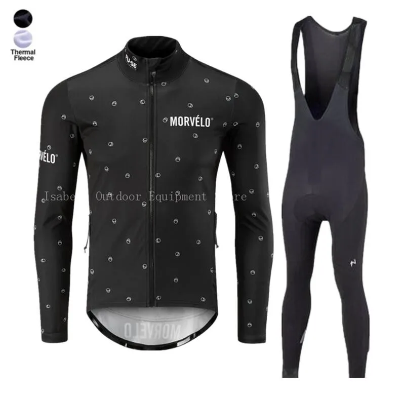 Теплая зимняя флисовая одежда для велоспорта morвело 2020 мужской костюм из Джерси