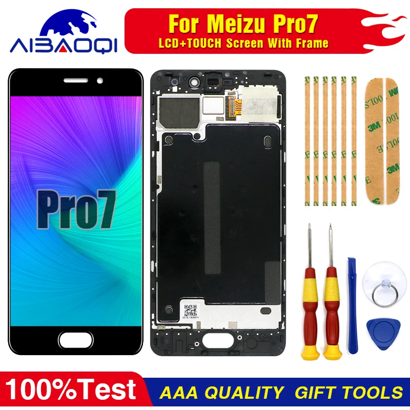AiBaoQi 5.2inch For Meizu Pro 7 LCD Screen M792M M792H Display TouchScreen Digitizer Assembly Replacement Disassemble Tool | Мобильные