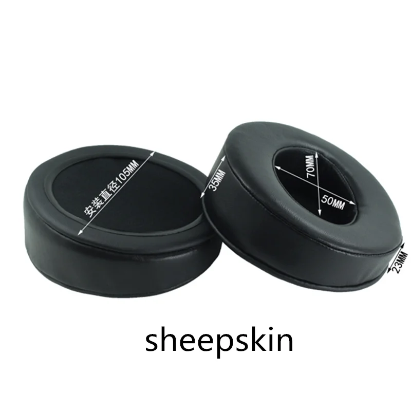 Ушные вкладыши из угловой овчины для Audio Technica DENON D2000 D5000 D7000 FOSTEX TH900 сменные