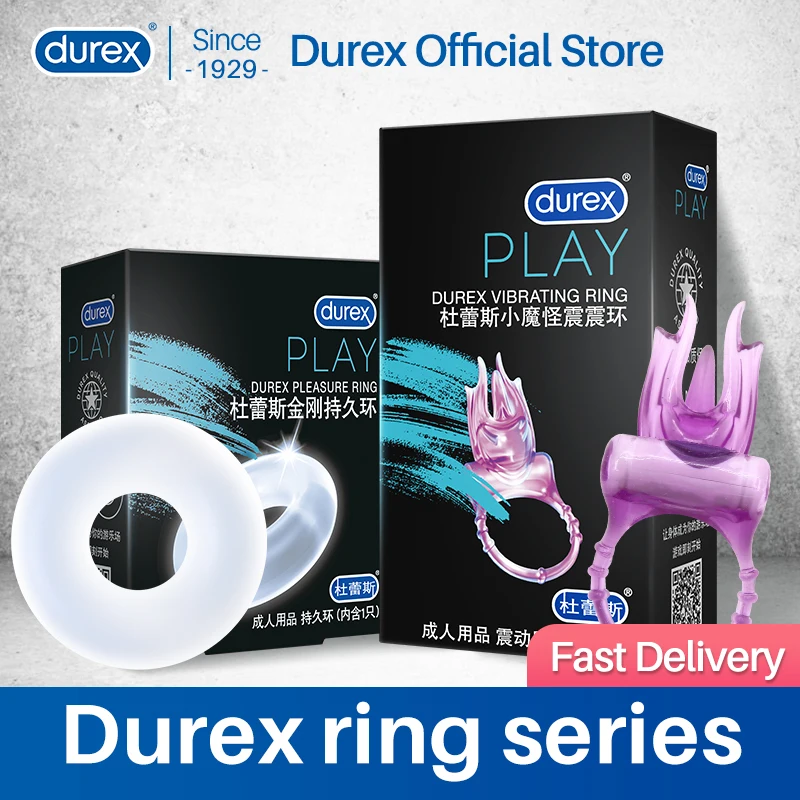 Вибратор Durex интимные игрушки для женщин удовольствие пениса кольцевой вибратор