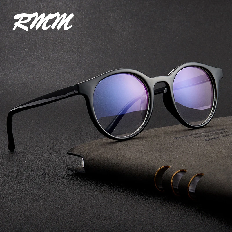 

RMM brand Fashion Retro round candy color male and female couples myopia glasses frame with lens sunglasses for women men