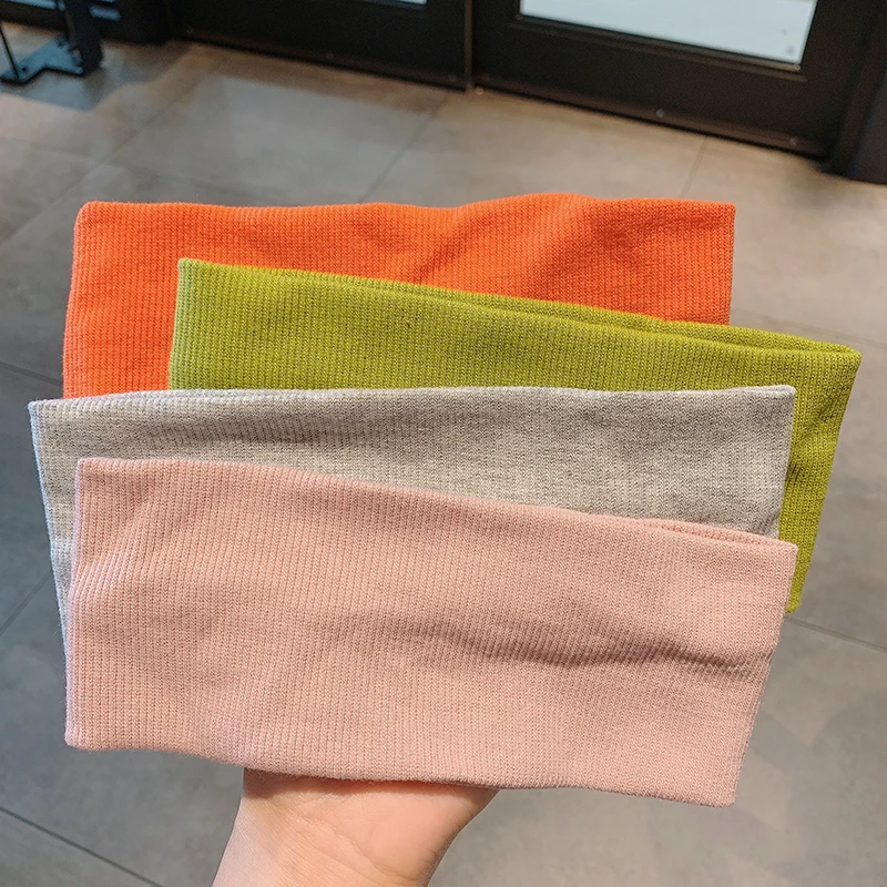 Южная Корея милая Женская повязка для волос мытья лица карамельного цвета дикая