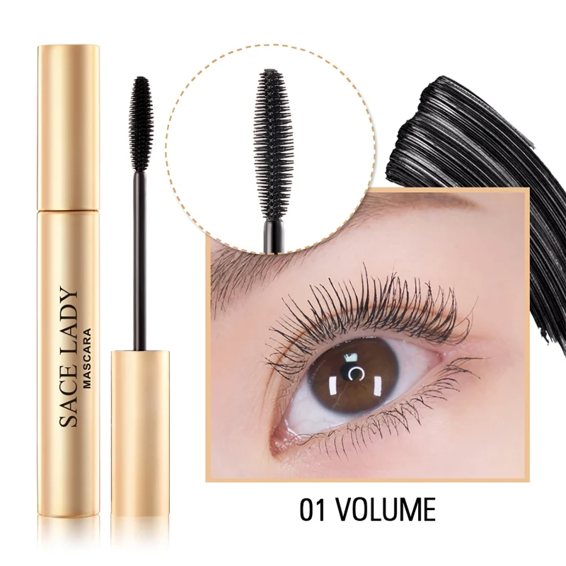 1 шт. тушь для ресниц с защитой от пятен 2 насадки кистей на выбор легко наносится