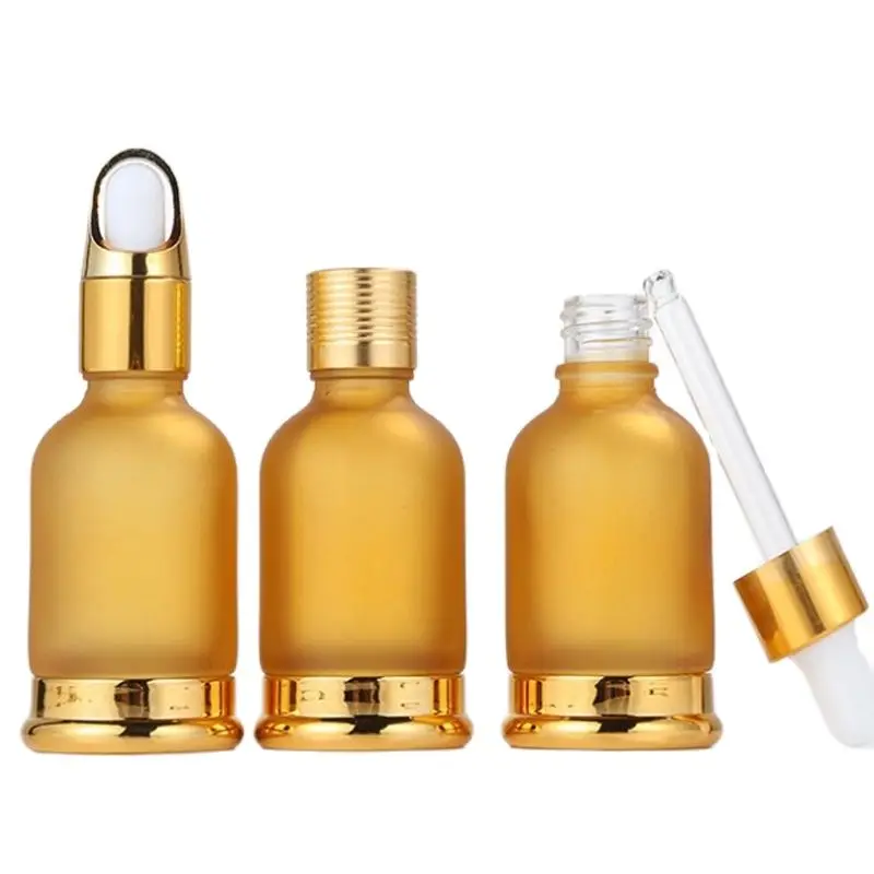 Флакон капельница для эфирного масла янтарного золота 30 мл г флакон лосьона