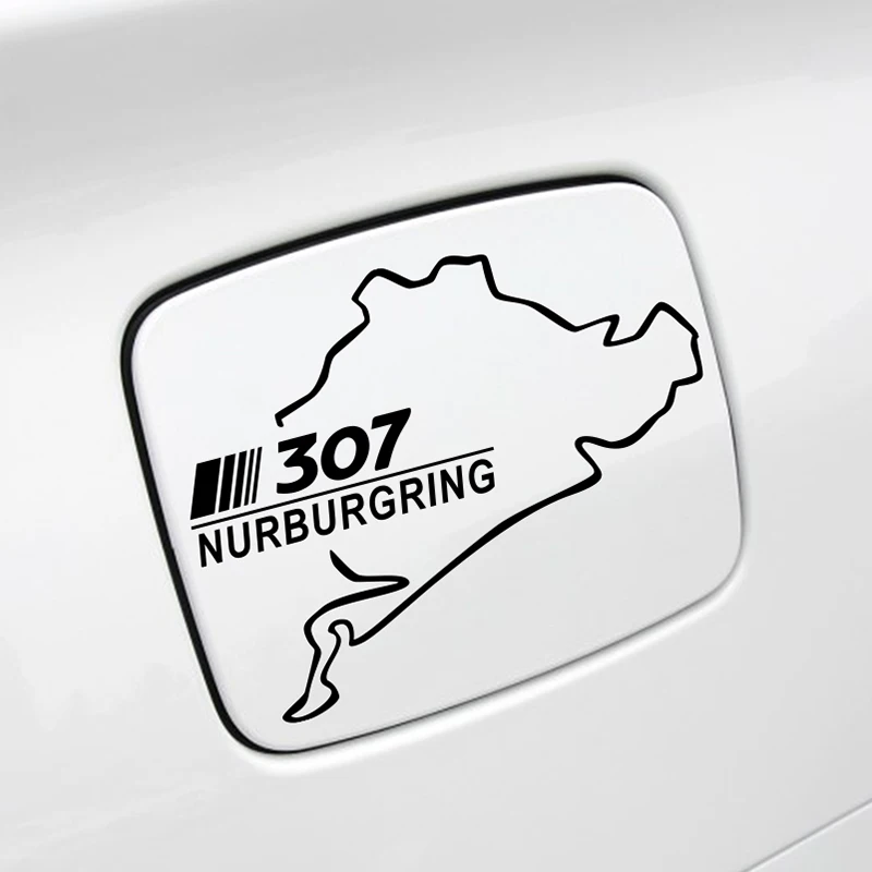 Гоночный Nurburgring крышки топливного бака автомобиля Декор Стикеры Авто