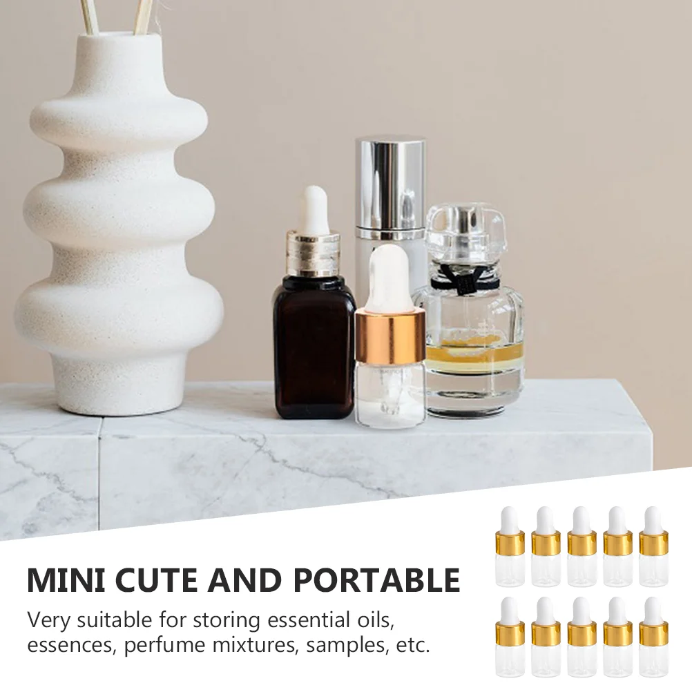 Многофункциональные стеклянные бутылки многоразовые с пипеткой подбутылки 50 шт.