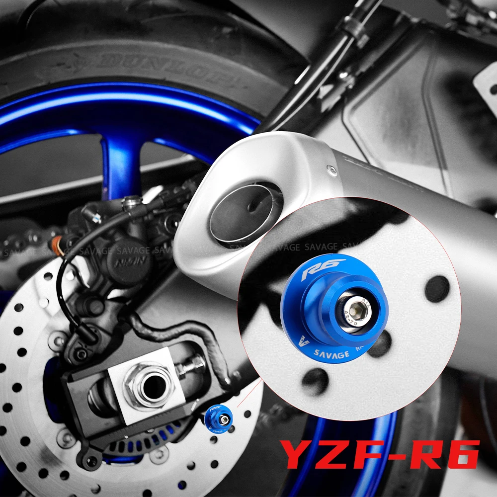 Шпули YZF R1 R6 R7 M6 Swingarm винты-Слайдеры для YAMAHA YZFR6 YZFR7 YZFR1 M/S аксессуары мотоциклов