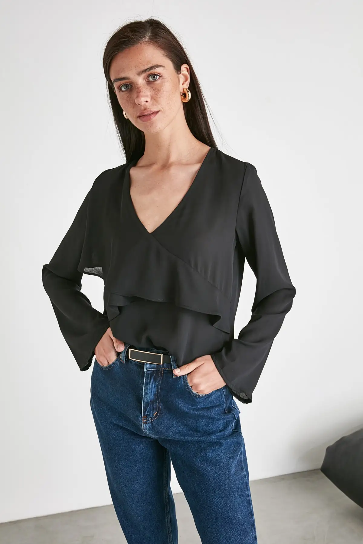 

Trendyol Flounces Bluz TWOAW21BZ0835