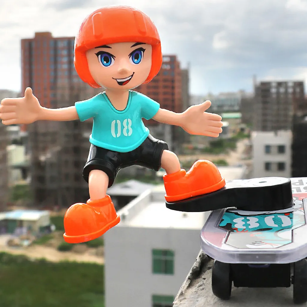 Electrical Stunt Scooter 360 Rotating Tumble Music Led Light Cartoon Toys Funny juguetes kids toys brinquedos игрушки New style |