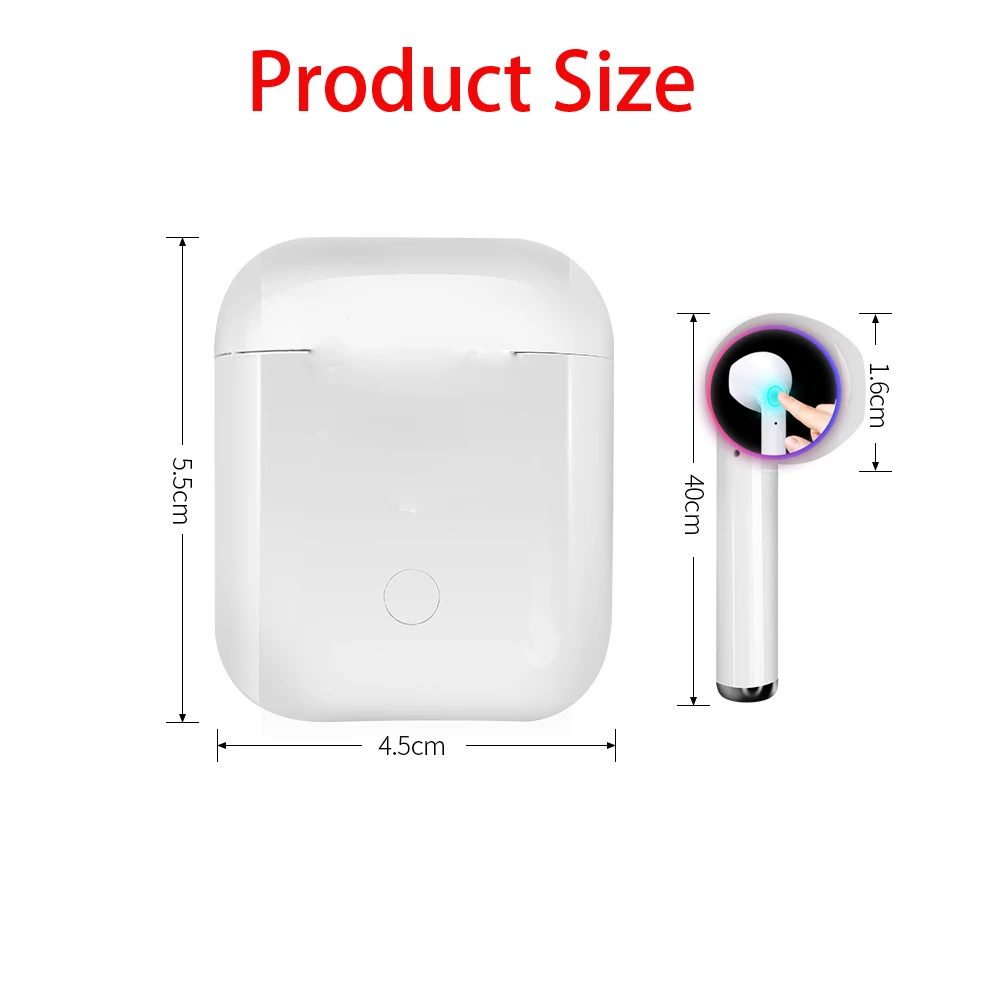 i18 TWS Bluetooth наушники i7S TWS i12 i9s стерео гарнитура для всех смартфонов PK i30 tws i20 tws i5000