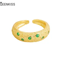 qeenkiss rg6143 jewelry%c2%a0wholesale%c2%a0fashion%c2%a0woman%c2%a0girl%c2%a0birthday%c2%a0wedding gift irregular aaa zircon18kt gold white gold opening ring