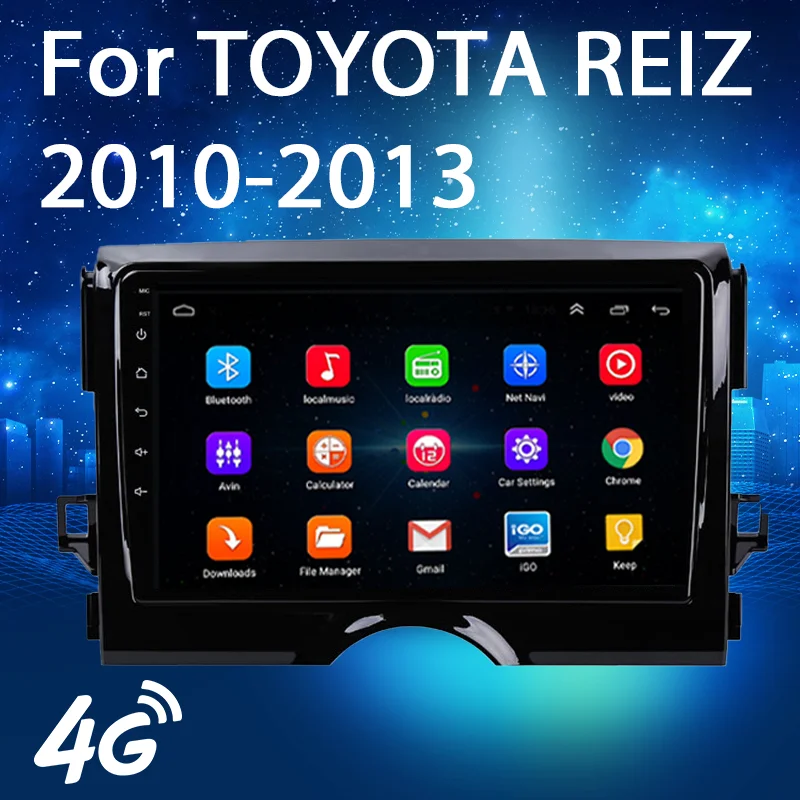 

Автомагнитола DSP Android 10 для Toyota REIZ 2010-2013, автомобильный DVD-радио, магнитофон, мультимедийный DVD-плеер, GPS-навигация, carplay MP5
