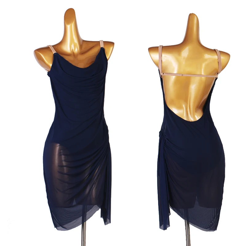

Latin Dance Dress Women Adult/Kids Custom Made Gauze Practice Clothes Professional Ballroom Dance Competition Costumes DQL5932