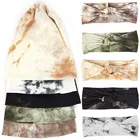 Шапка-бини женская вязаная в рубчик, с узлом, весна-осень