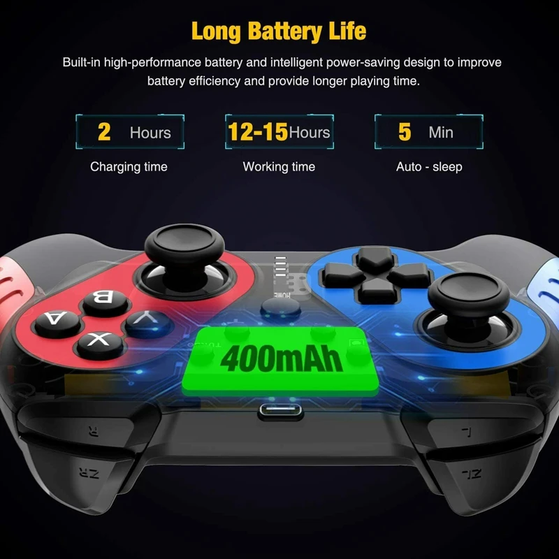 

Wireless Bluetooth Nfc Remote Pro Game Controller For Nintendo Switch Gamepad with Vibration Functio