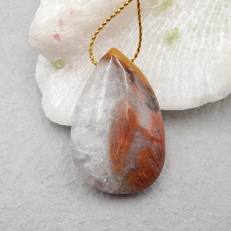 Подвеска из натурального красного агата модная подвеска бисера Подвески для