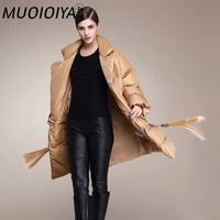 european winter womens down jacket female thicken warm jackets for women medium long down coats doudoune femme oyg 0174