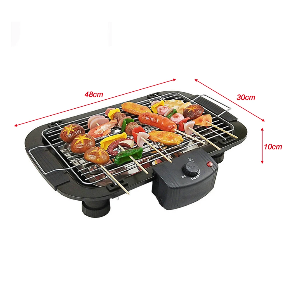 

New Smokeless Electric Grill Portable Tabletop Grill Kitchen BBQ Grills Tabletop Grill BBQ Smokeless Charcoal Grill for Camping