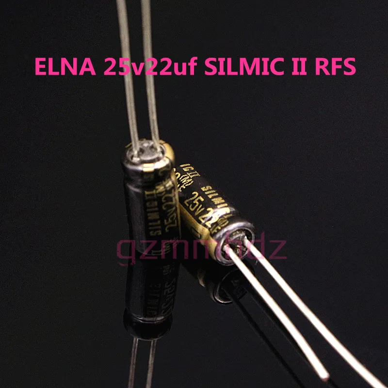 50 шт. новый аудио конденсатор ELNA RFS SILMIC II 25V22UF 5x11mm SILMICII 22 мкФ 25V Горячая Распродажа
