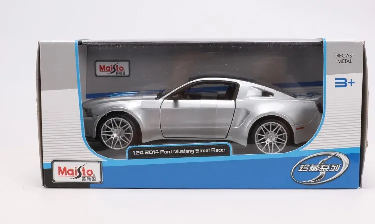 Maisto 1/24 1:24 2014 Ford Mustang Street Racer спортивный гоночный автомобиль средство литья под