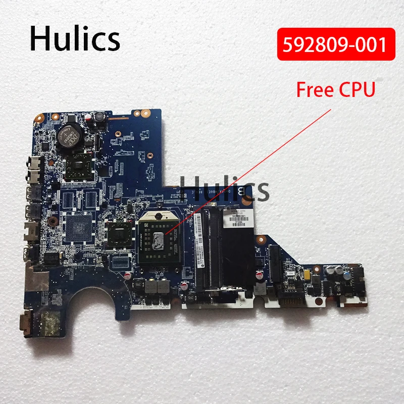 Материнская плата Hulics оригинальная 592809 001 для HP G62 CQ62 CQ42 G42 DA0AX2MB6E0 DA0AX2MB6E1 DA0AX2MB6F0 DDR3