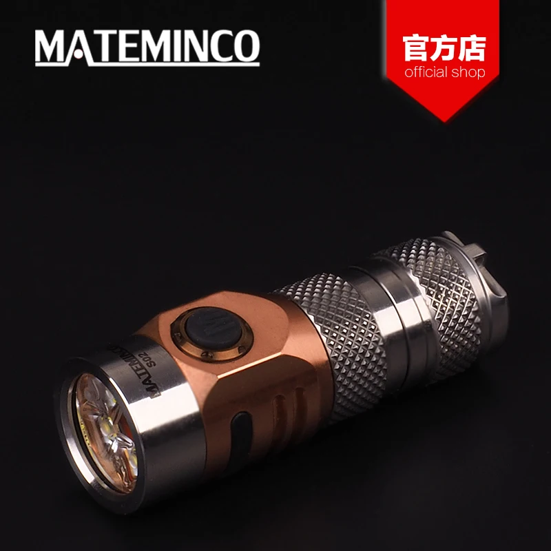 2030 люмен MATEMINCO S02 светодиодный высокопроизводительный фонарик с батареей