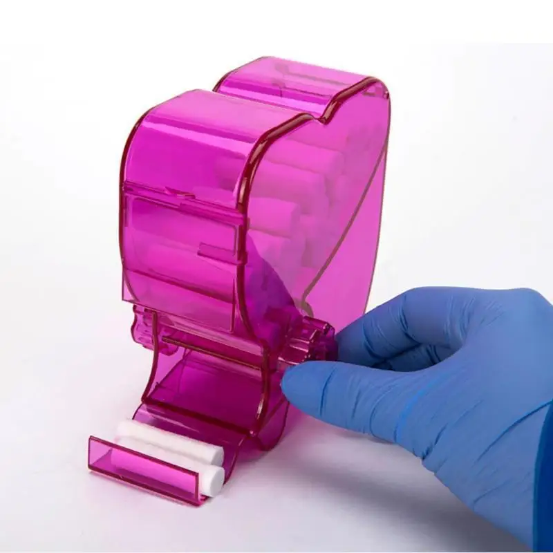 Стоматологический цветной хлопковый рулон держатель Органайзер 135 градусов