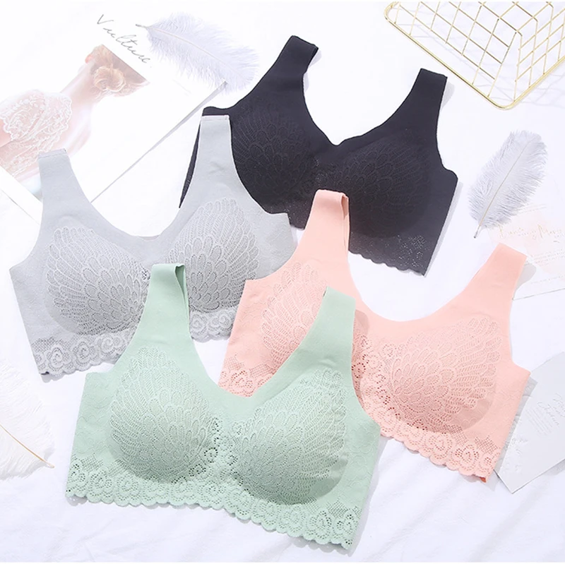 1 шт. женский кружевной бюстгальтер без косточек | Женская одежда