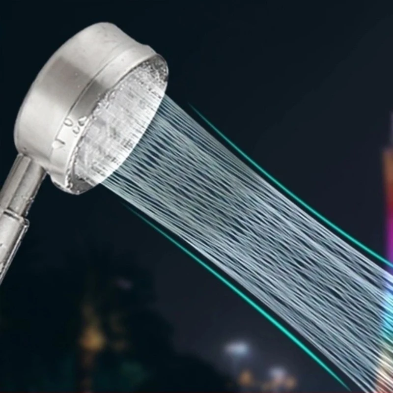 

Насадка для душа высокого давления, поворот на 360 градусов, водосберегающий спрей, ручная Массажная душевая головка под давлением для ванно...