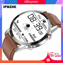Business Mens Watches Smart Watch Men BT Call ECG Pressure Heart Rate Fitness Tracker Sports Smartwatch For IOS Android Phone