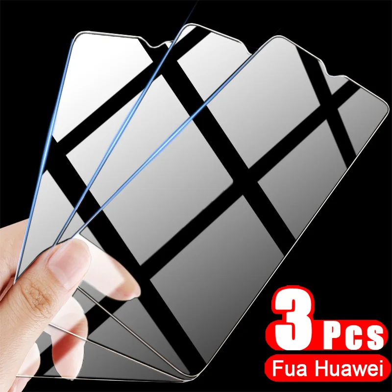 3 шт полное Защитное стекло для Huawei P40 P30 Lite защита экрана P20 P10 P Smart Z 2018 2019 Honor 9 10 20 30