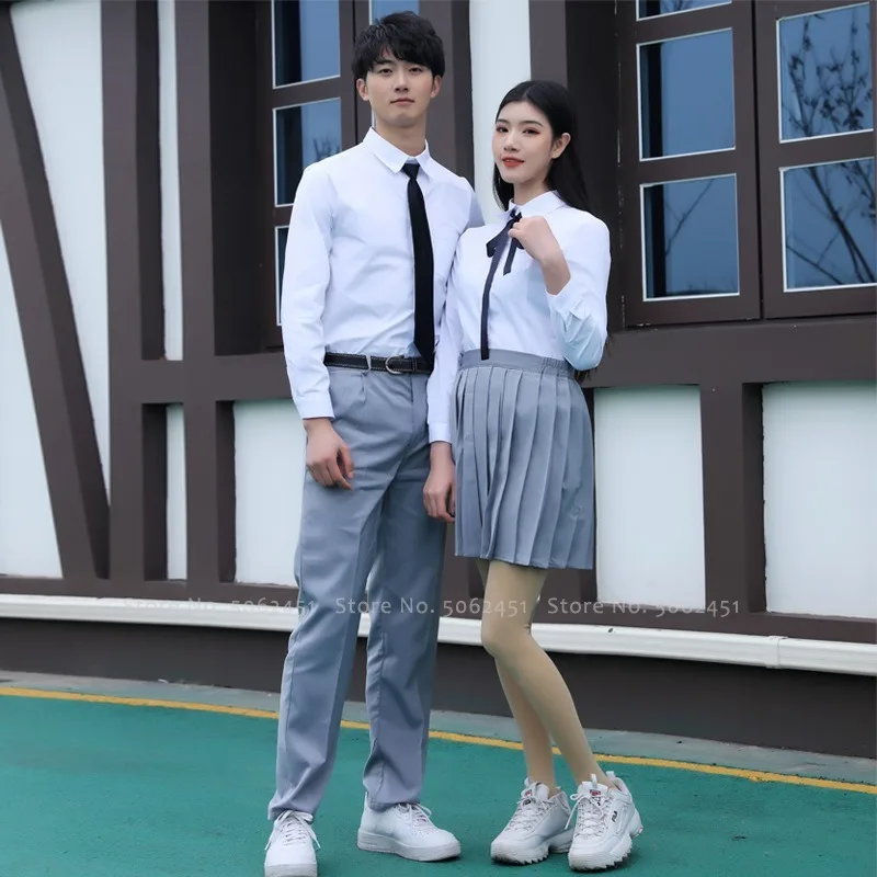 Комплект школьной униформы для пар Корейская школьная форма в японском стиле