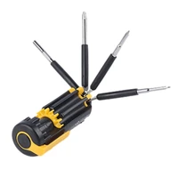screwdriver 8 in 1 multi functional screwdriver tool set with super bright led portable screwdriver repair kit for home access