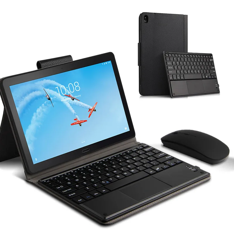 Чехол для Lenovo Tab P10 TB X705L X705F защитный чехол Bluetooth клавиатура протектор PU кожаный