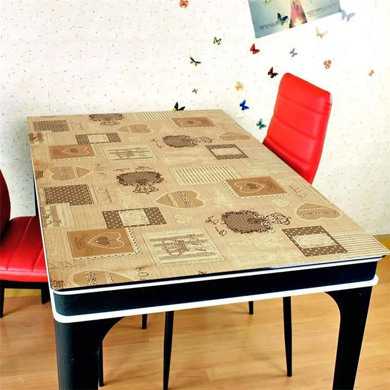 Потертая шикарная прямоугольная скатерть для напсов Tovaglia Rettangolare из ПВХ Toalha De Mesa
