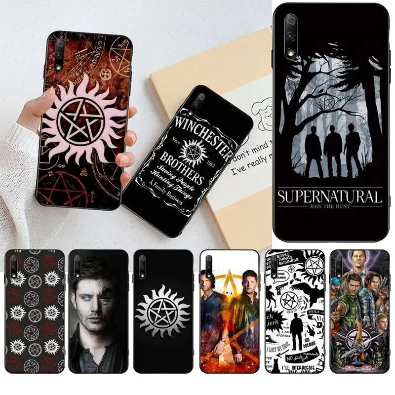 Сверхнатуральный чехол для телефона SPN tv Dean and Sam с рисунком Huawei Honor 30 20 10 9 8 8x 8c v30 Lite