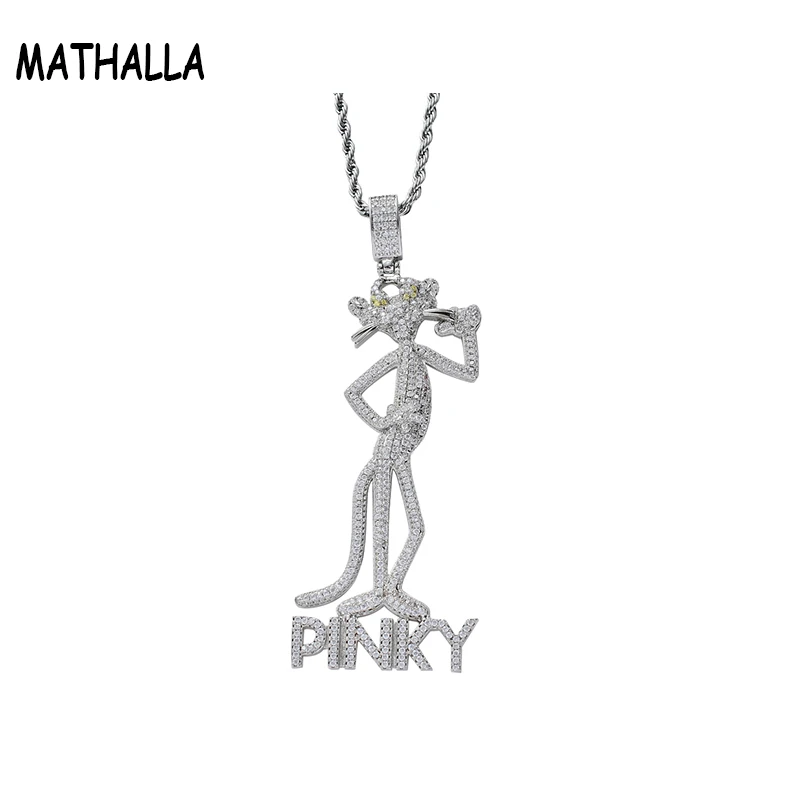 MATHALLA Новая мода женские ювелирные изделия в виде милых животных ожерелье с
