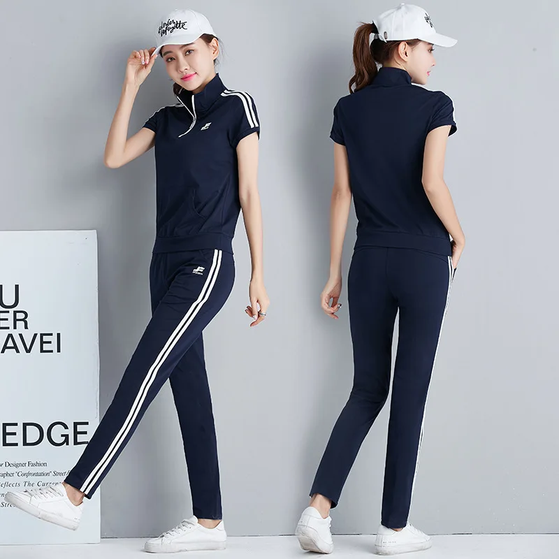 Женский спортивный костюм уличная одежда повседневная футболка с коротким