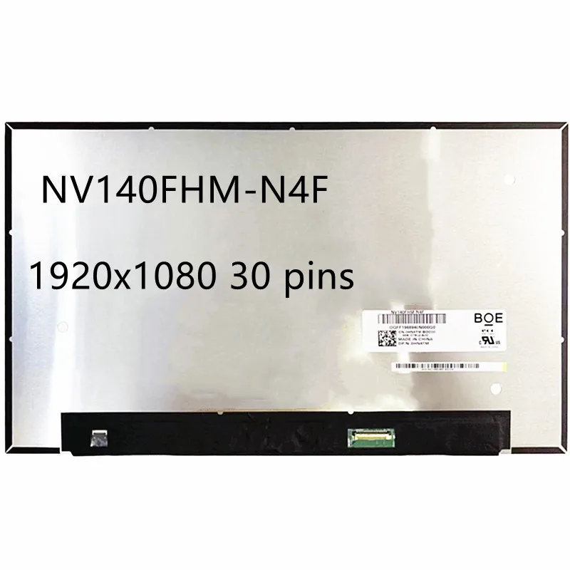 

14.0" LED LCD SCREEN PANEL DISPLAY Matrix 1920x1080 NV140FHM-N4F replacement FHD IPS EDP 30PINS