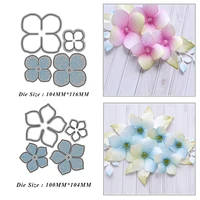 combination of two flower types metal cutting dies for diy scrapbook album paper card decoration crafts embossing 2021 new dies