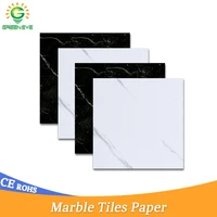 5pcs 20pcs floor stickers self adhesive waterproof marble wallpapers bathroom living room renovation decals wall ground decor