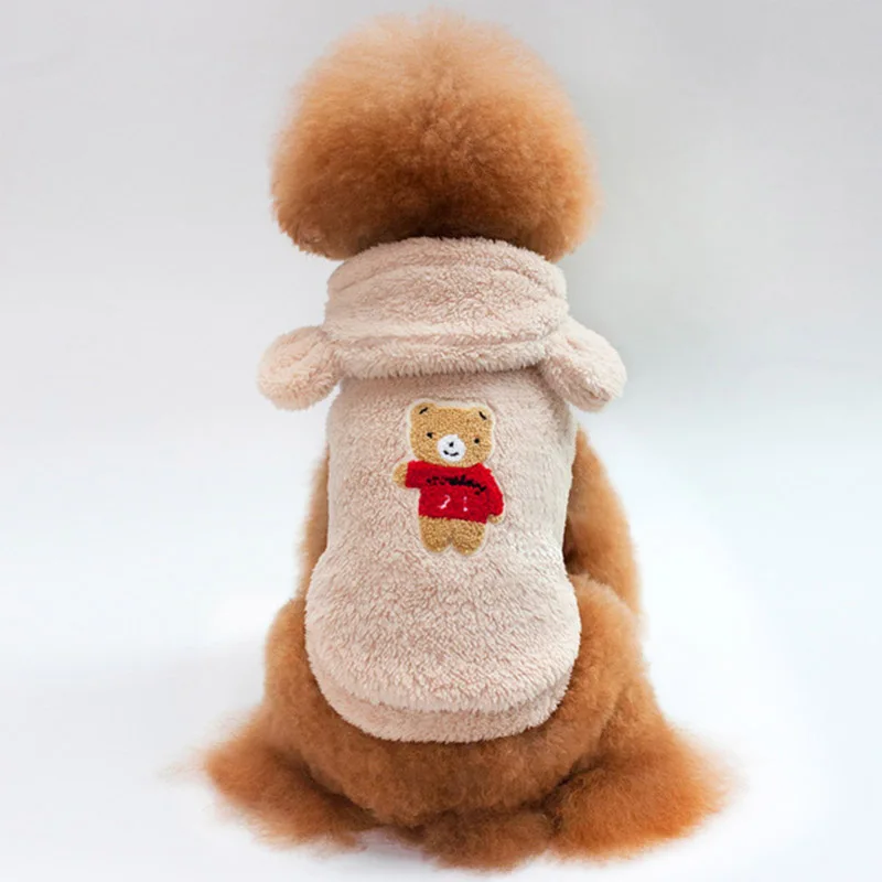 Зимняя одежда для собак, фланелевый мягкий костюм для щенков, теплое пальто для собак, одежда для щенков, одежда для маленьких и средних животных, костюм для собаки, Ropa Perro