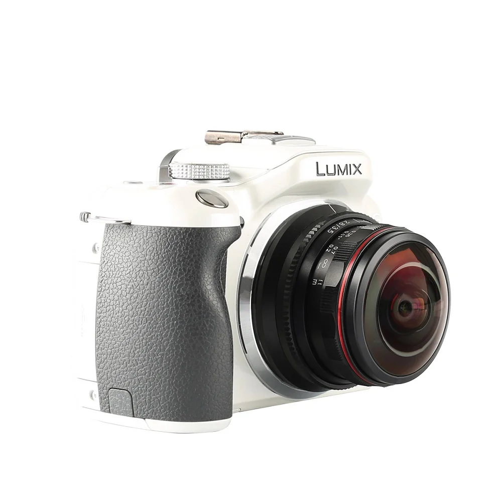 Meike 3 5 мм f2.8 производитель широкоугольный объектив рыбий глаз для Olympus Panasonic Lumix MFT
