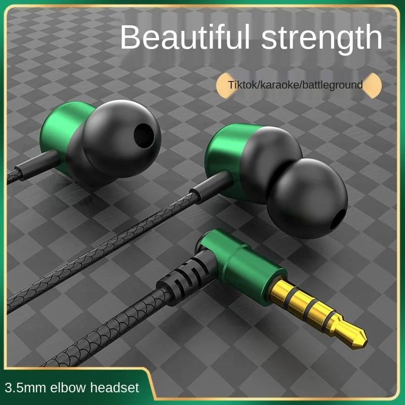 

Metal elbow semi in ear game karaoke 9D surround sound in ear headset