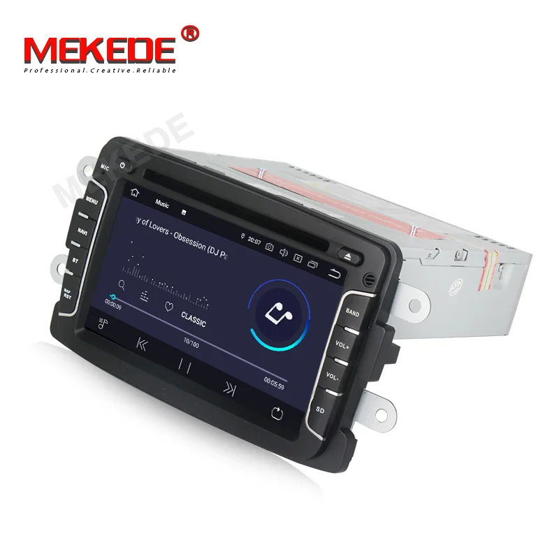 Ips DSP Android 9 0 4 + 64G Автомобильный мультимедийный dvd плеер для Renault Duster DACIA sandero Captur Lada